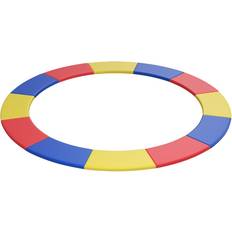 Multicoloured Trampolines Costway Colourful Trampoline Replacement Safety Pad 12ft