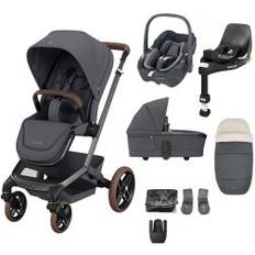 Maxi-Cosi Travel Systems Pushchairs Maxi-Cosi Fame Complete Bundle With Pebble 360 Car Seat And Accessories Twillic Graphite (Travel system)
