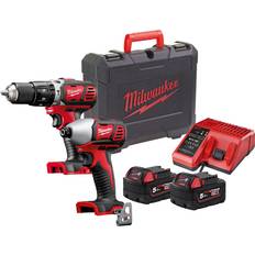 Milwaukee Impact Driver Set Milwaukee M18 BPP2C-502C (2x5.0Ah)
