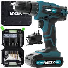 20.0 V Drills & Screwdrivers Mylek Cordless Drill 18V Driver Screwdriver Set