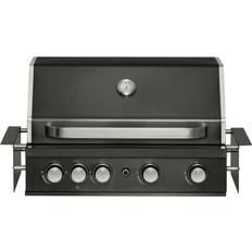 Mustang Sidobord Gasolgrillar Mustang Black Pearl 4 Built-In