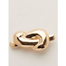 Gold Hair Clips Free People Roundabout Jumbo Barrette in Gold
