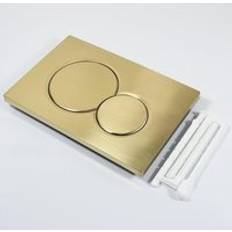 Gold Flush Buttons COOCHEER Geberit Sigma01 Actuation Plate Brushed Gold