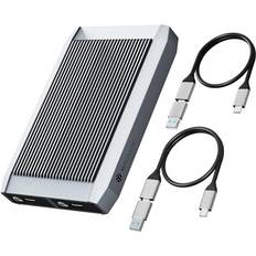 Yottamaster Dual-Bay NVMe Enclosure Tool Free