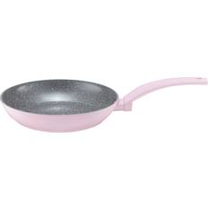 Stekpanna Med Qualum Ceramic Stone Edition Beläggning 28 cm Rosa