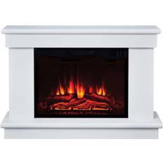Fireplaces Suncrest Tenby White Electric Suite