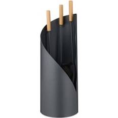 Fireplaces Relaxdays 4-Piece Accessory Set with Stand
