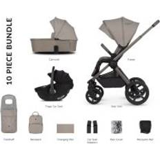 Pushchairs Venicci Upline 2 Travel System With Tiago 360 Car Seat Taupe