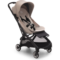 Bugaboo Butterfly Sitz-Kinderwagen Sonnendach und Bezüge in Wüstentaupe schwarzes Gestell