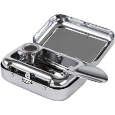Portable Stainless Steel Pocket Ashtray with Lid