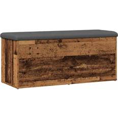 Storage Benches vidaXL Old Wood 102 x 42 x 45 cm Storage Bench