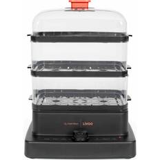 Dampfgarer Livoo Dampfgarer Elektrisch Für 8 Personen 1200 Watt 12 Liter DOC300