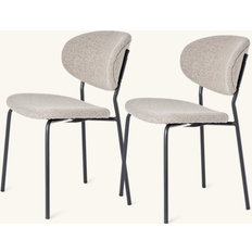 Søstrene Grene Stole I Boucléstof 2-pak 56 x 47,5 x 80,5 cm 2 stk Stol 2stk