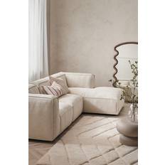 Möbler Ellos Bina 3-Sits Med Högerställd Schäslong Beige Soffa