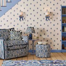 Cath Kidston Kingdom Posey Blue Floral Wallpaper