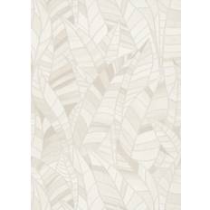 Tapeter Erismann Tapet Blad Ljusbeige 0.53x10.05m