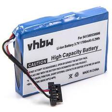 Sat Navs VHBW Battery Compatible With Becker Active 50 43 Talk 43 Traffic 43 Transit GPS Navigation System 1700 mAh 3.7 v Li-Ion