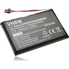 Sat Navs VHBW Battery Compatible With Navigon 70/71 Plus 70 Plus 70/71 Premium GPS Navigation System 1200mAh 3.7 V Li-polymer