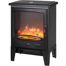 Homcom Electric Fireplaces Homcom Electric Fireplace Freestanding with Realistic Flame