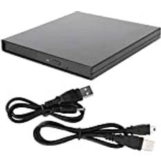 ASHATA Optisk Enhetsfodral USB 3.0 Bärbar CD/DVD