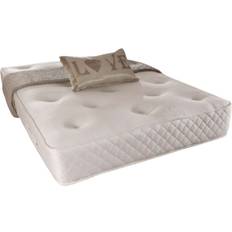 Spring Mattress on sale Comfy Living King Size Combi Memory Foam Bonnell Sprung Orthopaedic Mattress - White Coil Spring Matress
