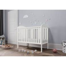 Lilibet Baby White Cot With Drop Side 120 x 60 x 10 cm