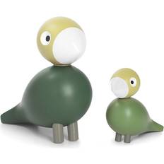 Prydnadsfigurer Kay Bojesen Fågelpar Liv & Lykke Grön Prydnadsfigur 11cm