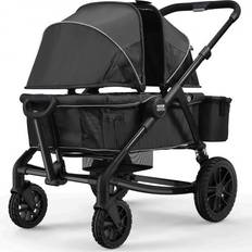 Strollers VEVOR All-Terrain Stroller Wagon 2 Seats Foldable Expedition