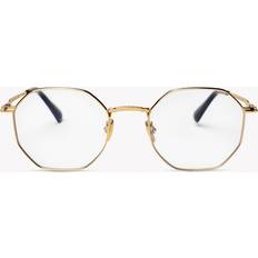 Burga Blue Light Glasses Champagne Gold