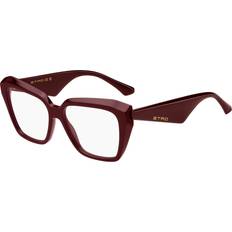Glasses & Reading Glasses Etro Woman 0097 LHF Vista Frames Acetate Bordeaux Squared Normal