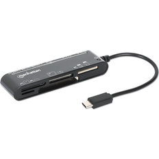 Memory Card Readers Manhattan USB-C to Multi-Card Reader Writer