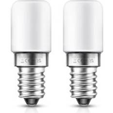 Light Bulbs COOCHEER Set of 2 E14 Led Bulb for Fridge 1.5 W 6000K