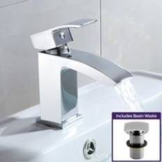 Silver Taps Nes Home Contemporary Basin Sink Chrome Mono Mixer Tap One Size Silver