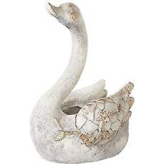 Beliani Figurines Beliani Gruffy Mgo Cottage Traditional White Figurine