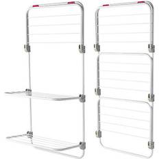 Kleeneze Overdoor Clothes Airer Adjustable Set Of 2 - Space