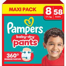 Pampers Baby-Dry Pants 8 Extra Large 17+kg 1 x 58 Bukser