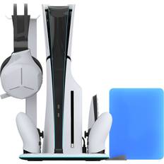 iMP Tech DLX LED Multi Function Charger Tower PS5 Slim