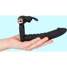 Vuxen Double Penetrator Med Uppladdningsbar Guldfärgad Vibrator