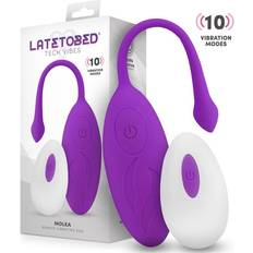 Sexleksaker LateToBed Molka Vibrating Egg with Remote Control Purple