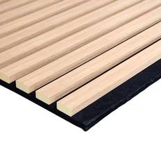 Skivmaterial Lundbergs Akustikpanel SPA Ek Svart Filt 2680x615x24