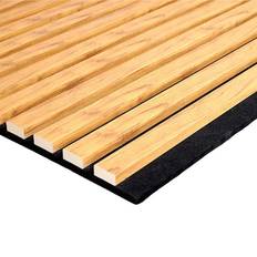 Skivmaterial Lundbergs Akustikpanel SPA Valnöt Svart Filt 2680x615x24