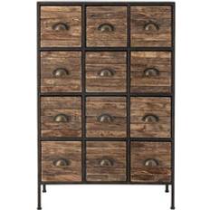 Bloomingville Chest of Drawers Bloomingville Matteo Cabinet Black Chest of Drawer