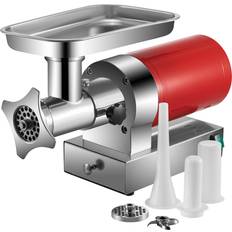 VEVOR Elektrischer Fleischwolf 300kg/h Wurstfüller Maker Rot 18,2 kg 40 lbs