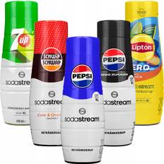 SodaStream Pepsi Max Lipton Peach Zero Syrup 4 Pc