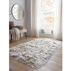 Veryhome Milan Luxury Shaggy Rug 160x230 Ivory cm