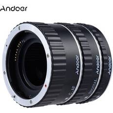 Andoer Macro Lens Extension Tube AF for Canon EF-S 60D 7D 5DII 550D Silver Z1Z4