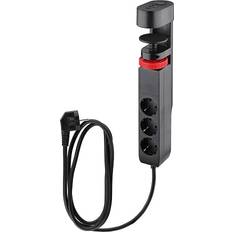 Stikdåser usb c Elworks Stikdåse Med 3 Udtag 1 USB-A Og 1 USB-C