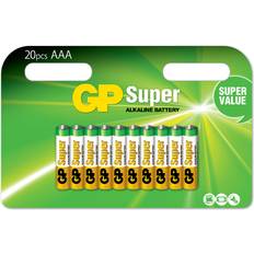 GP Batteri Super Alkaline AAA 20-pack