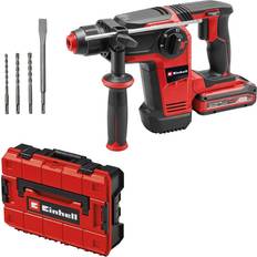 Einhell Batteri Borrmaskiner & Skruvdragare Einhell TP-HD 18/28 Li BL+4 Batteri Borehammer 18 V 3 Ah Litium