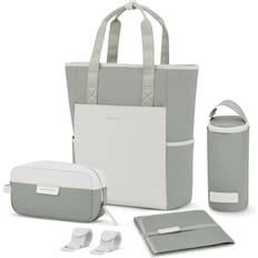 Kapten & Son Lindby Diaper Backpack Muted Sage Wickelrucksack in Grün